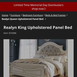King Bed Frame And dresser