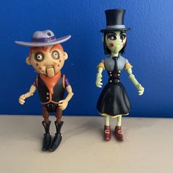 Showdown Bandit Action Figures - Miss Undertaker & Bandit 