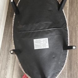 Large Tufted Ottoman - Comfortable Lounge Seating