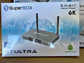 SUPERBOX • VSEEBOX • S7 MAX • S7 PRO • S7 ULTRA • V6 PLUS • V6 MAX • ELITE ULTRA SMART TV BOX • STREAMING DEVICE • 4K MEDIA PLAYER • ANDROID TV BOX • 