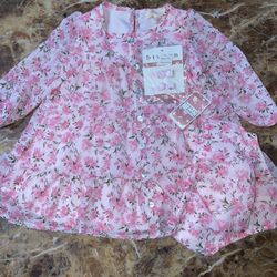 New 3pc Toddler Girls Dress Set   Size - 18 months  