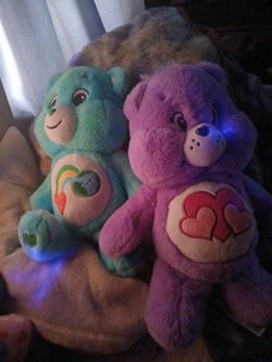Two Stuffed Animal Teddy Bears (Care Bears)