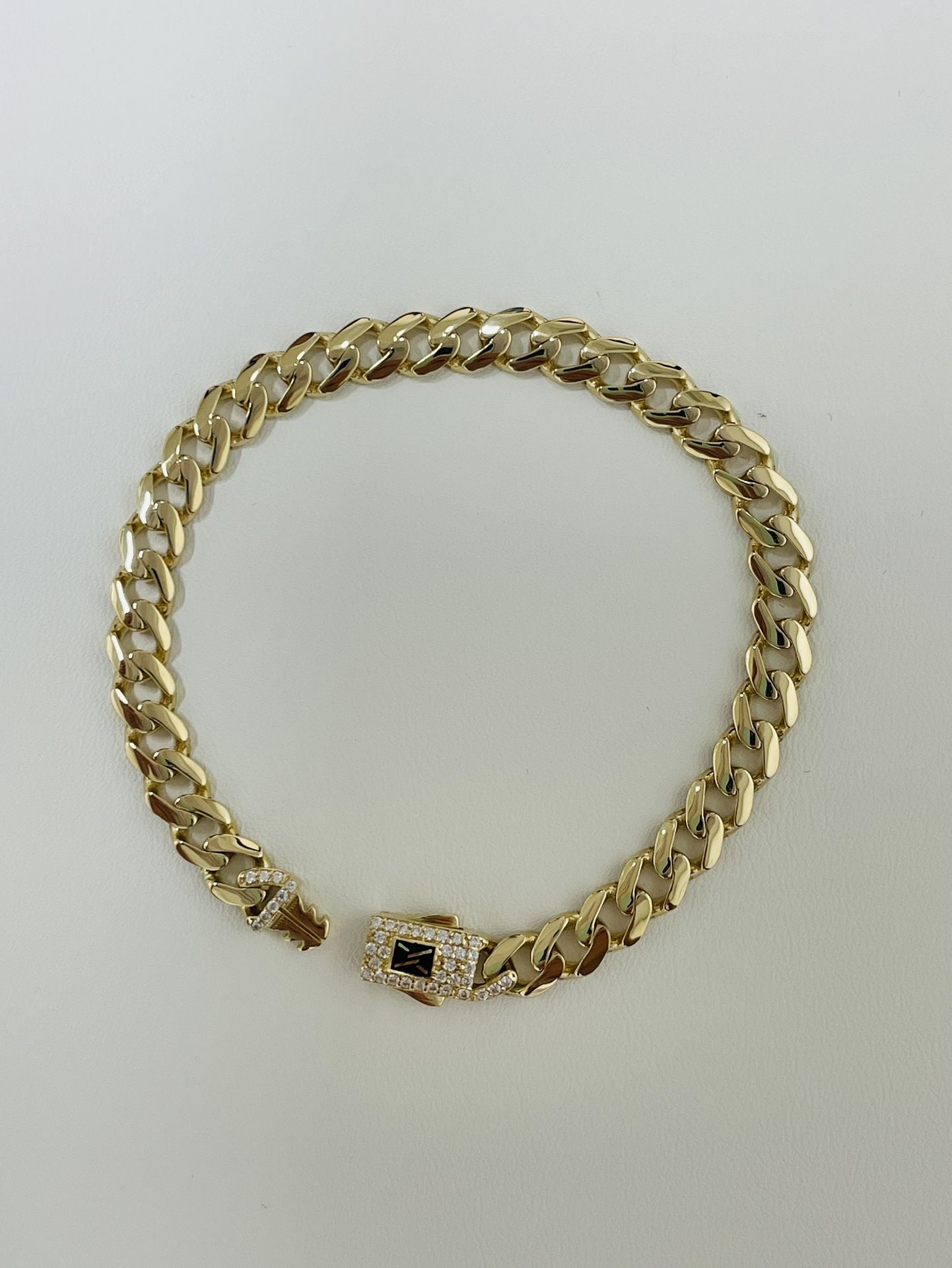 7” 14K Monaco Style Bracelet