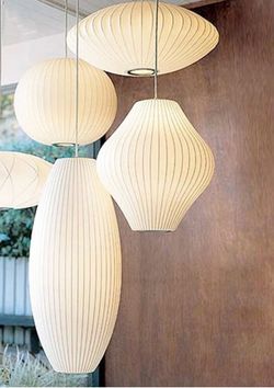 Japanese Silk Lantern Pendant