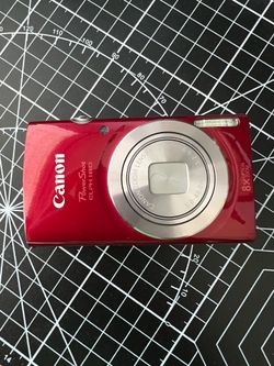 Canon Powershot ELPH 180 20 MP Red Digital Camera