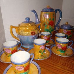 1930s Perfect Like New (18) Piece Coffee/Tea Set $65 No Deals Sorry 
