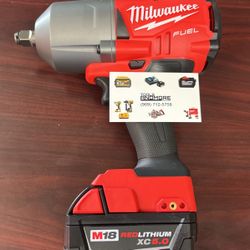 Milwaukee Fuel 1/2” Wrench With Battery Only Financiera Disponible 