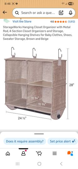 Hanging Closets In Great Condition