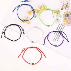 Handmade Braided Rope Lucky Red String Bracelet Eyes Charm Bracelets for Women Bring You Lucky Peaceful Adjustable size