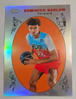 2021-22 Topps Chrome Overtime Elite #69TB-2 Dominick Barlow 1969 Throwback RC