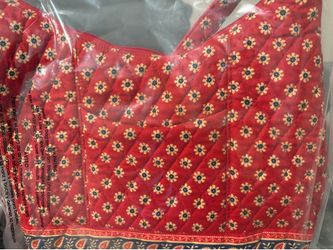 Retired Vera Bradley Provential Handbag front pocket