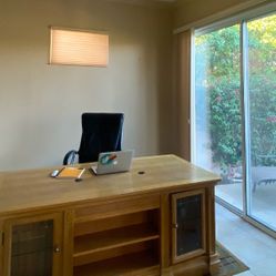 Solid Wood Desk  Great Shape  Pga West Office Room SALE