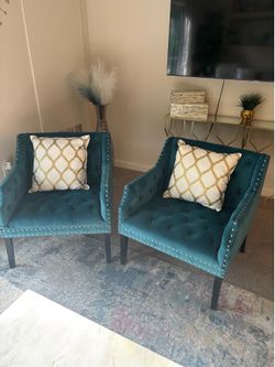 Plush chairs
