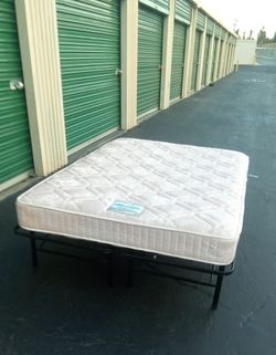 FULL SIZE BED FRAME WITH MATTRESS