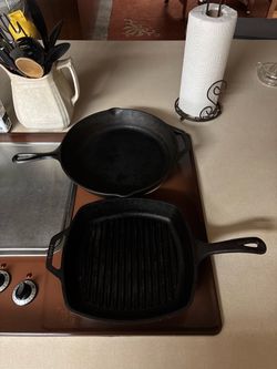 Lodge Cast Iron Skillet and Grill Pan Set