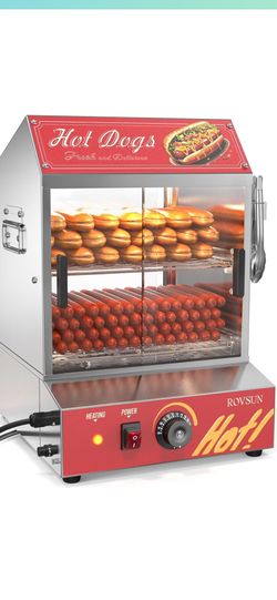 Hot Dog Steamer 175 Hot Dogs & 40 Buns Capacity