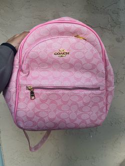 Small Pink Coach Backpack