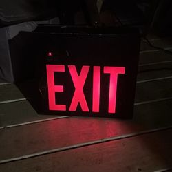 Exit Sign 