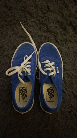 Vans Blue Suede Size 4.0