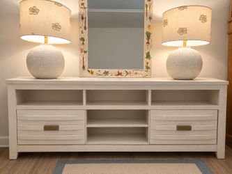 TV console 70 long x 18 wide x 26 high