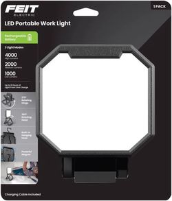 Feit Electric 4000 Lumen LED Rechargeable Stand Folding Worklight
