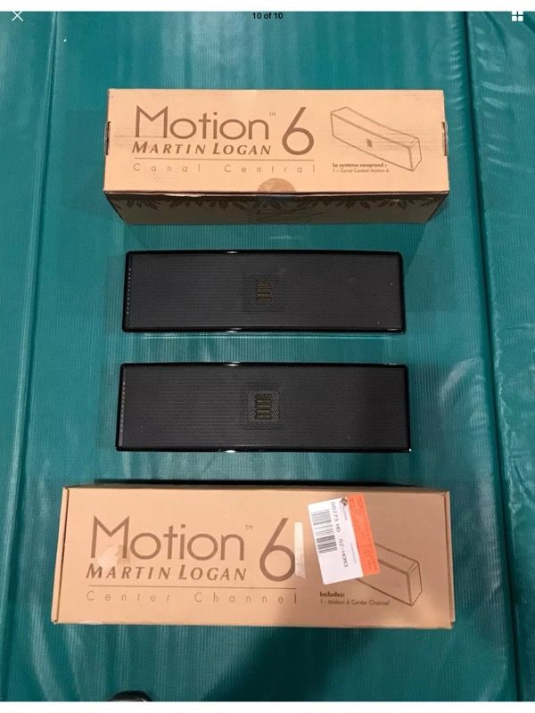 Martin Logan Motion 6 Center Channel Speaker - $150 (Woodbridge / Lake ridge)