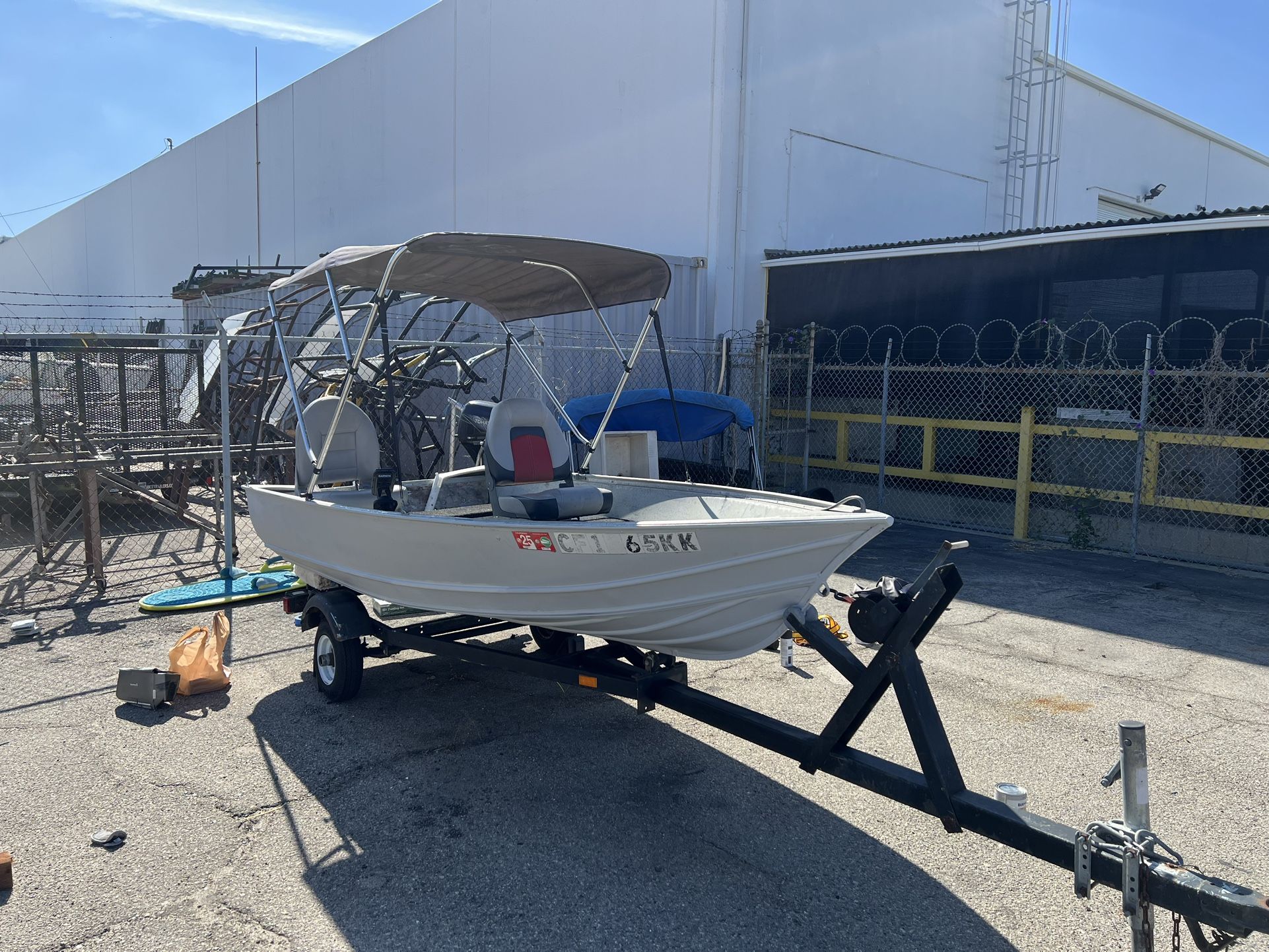 1976 Gregor Aluminum boat