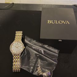 Bulova Gold Plated Watch.
