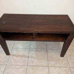 Brown Wood Entry Table