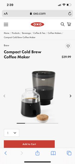 Brand New Oxo Cold Brew Coffee Maker!