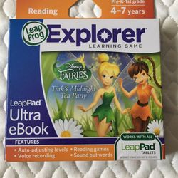 LeapPad Ultra e book Disney Fairies NEW SEALED-Leapfrog Explorer