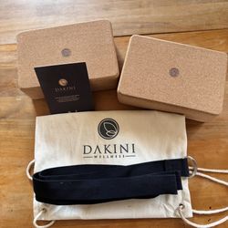 Yoga Blocks Set with Yoga Strap 