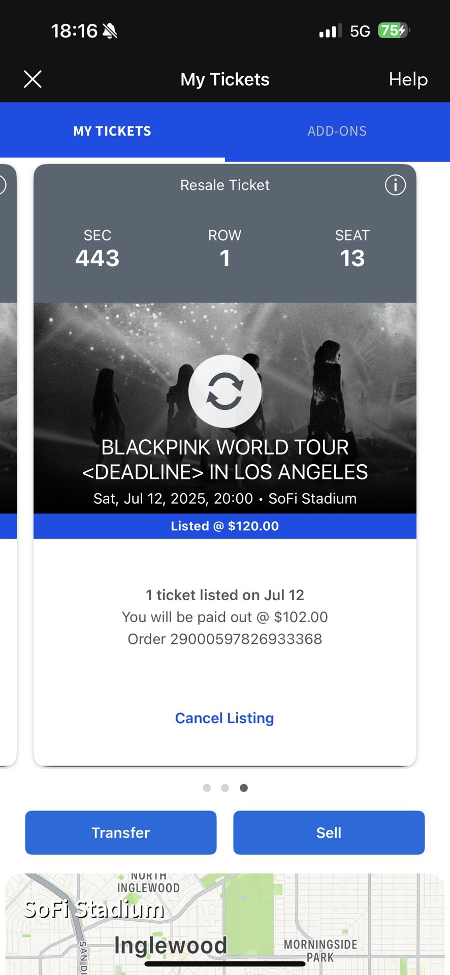 Black Pink SAT NIGHT