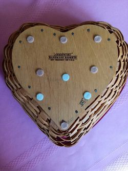 Longaberger Sweetest Heart Basket  Thumbnail
