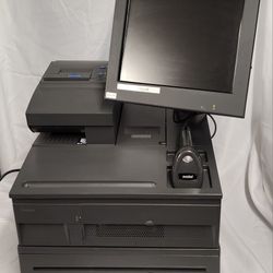 Cash Register IBM Toshiba 4900-745 SurePOS System w/ 4820-2LG Monitor, 4610 Printer