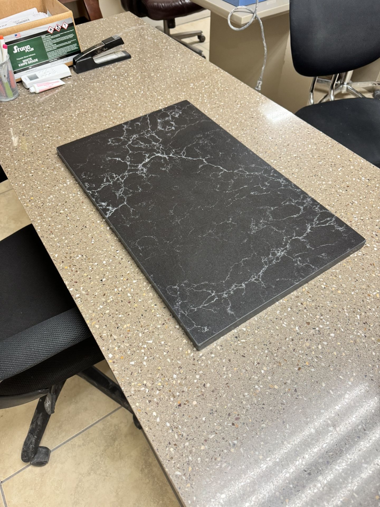 Hand Crafted Black Quartz Cutting Board