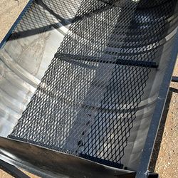 Barrel metal grill