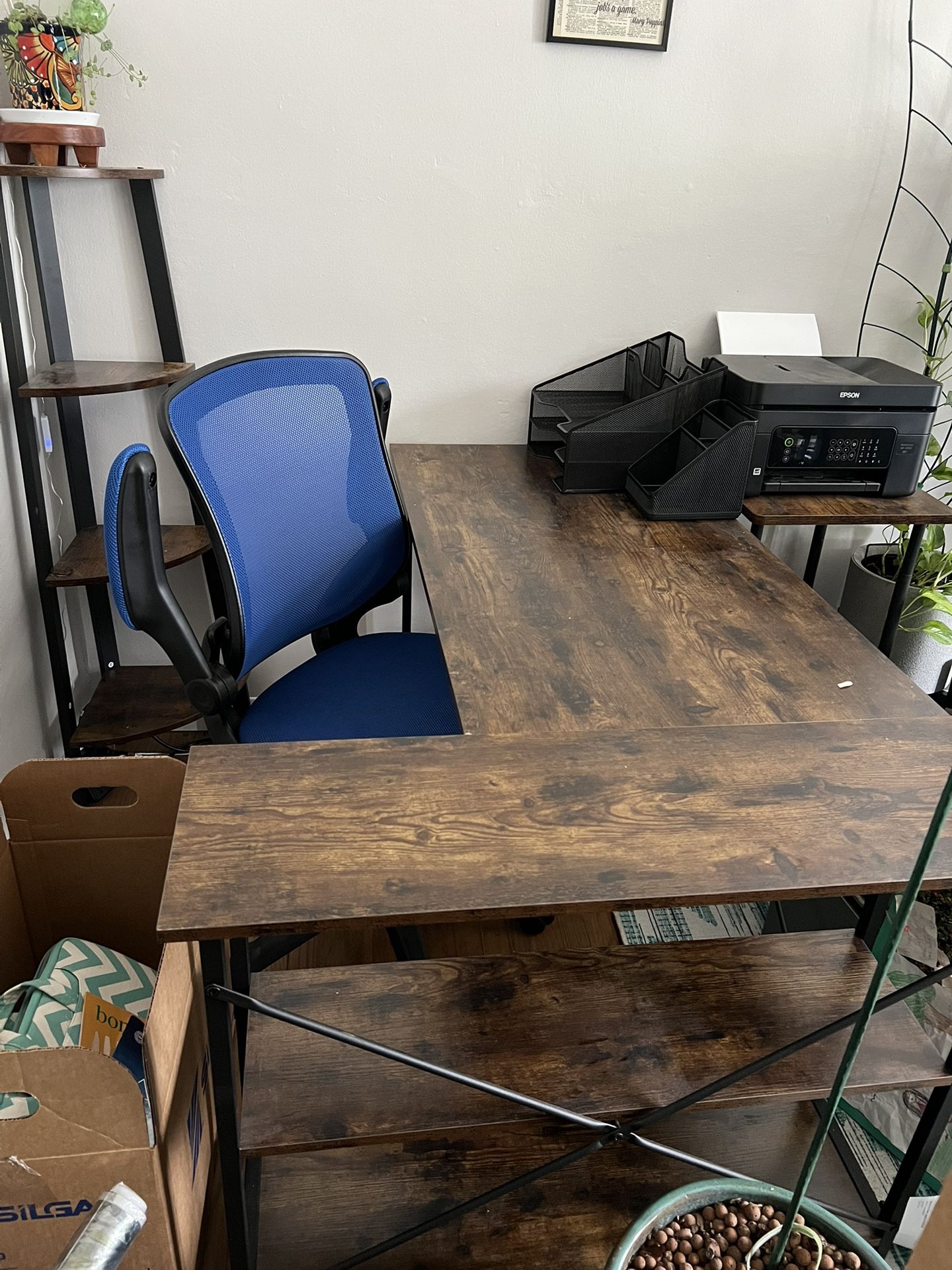 Blue Desk Chair