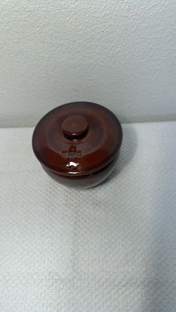 Vintage Pickle Jar / Koings - Krone Stoneware lidded