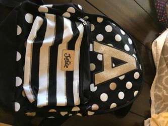 Letter A justice backpack