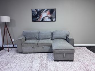 Sectional sofa couch sala pull out bed
