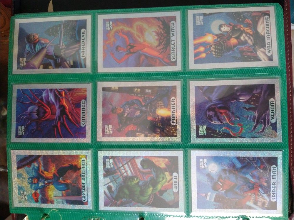 1994 Marvel Masterpieces Silver Holofoil Set