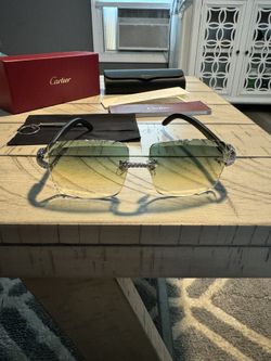 Cartier Buffalo Horn Sunglasses 