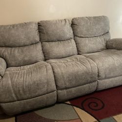 Sofa & Love Seat  Manual Recliner 