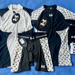  the limited-edition collection between Under Armour and French fashion house Marine Serre 