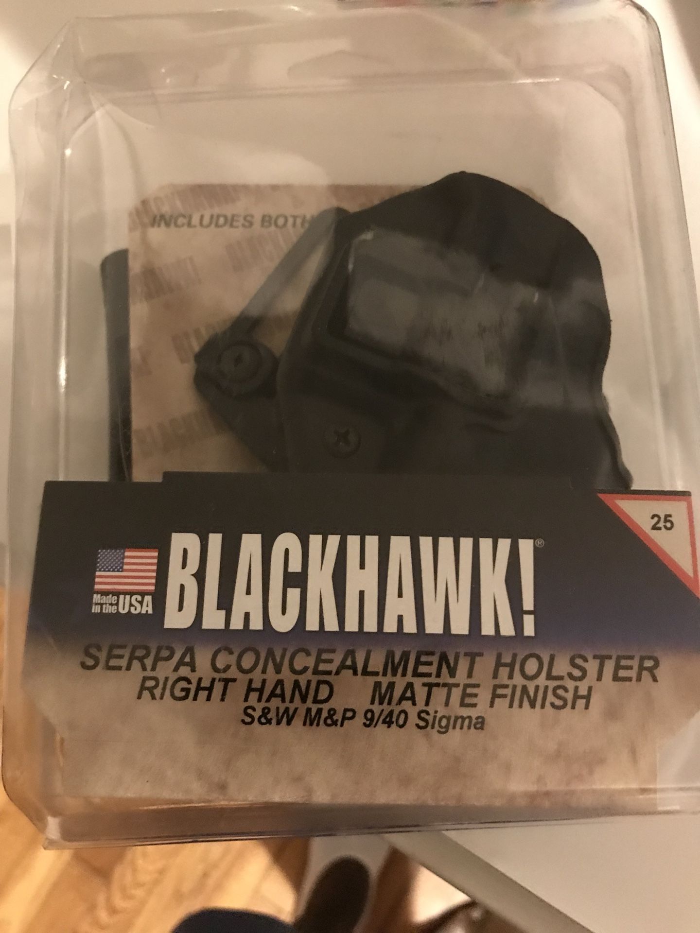 Blackhawk Sherpa holster/ right hand//S&W M&P 9/40