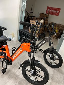 Brand New in Box HOVSCO HovCart Family E-Bike 20" Fat Tire Cargo E-Bike