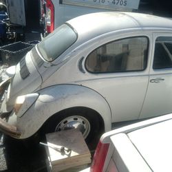 72 Volkswagen Have Pink Slip Runs  Its Good For A Fixer Upper