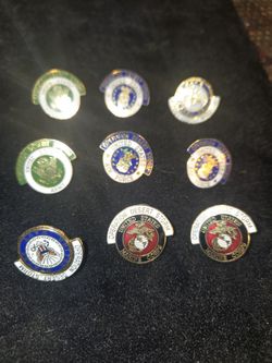 Bundle Of Military Pins Selling Together NO Flaws SEE All Pics