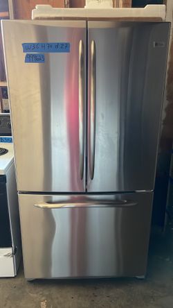 Ge Profile French Door W Ice Maker 36” Stainless  fridge.